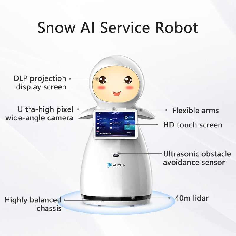 Alpha Robotics School Guide Robot Snow – AI-Powered Campus Navigation and Safety Assistant - Image 5